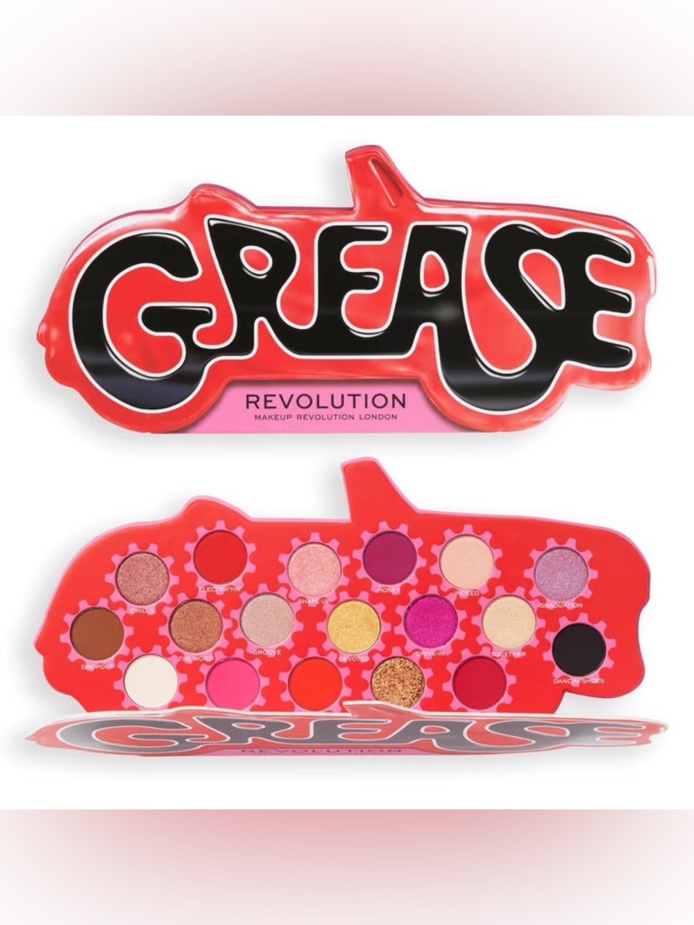 Grease x Makeup Revolution “It's the Word” Eyeshadow Palette 💖